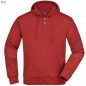 Preview: James & Nicholson Mens Hooded Jacket - JN042 - red