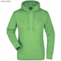 Preview: James & Nicholson Ladies Hooded Sweat - JN051 - lime-green