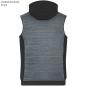 Mobile Preview: James & Nicholson Men's Padded Hybrid Vest