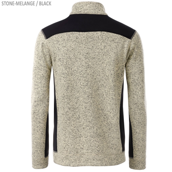 STRONG Workwear Herren Fleece-Strick Jacke