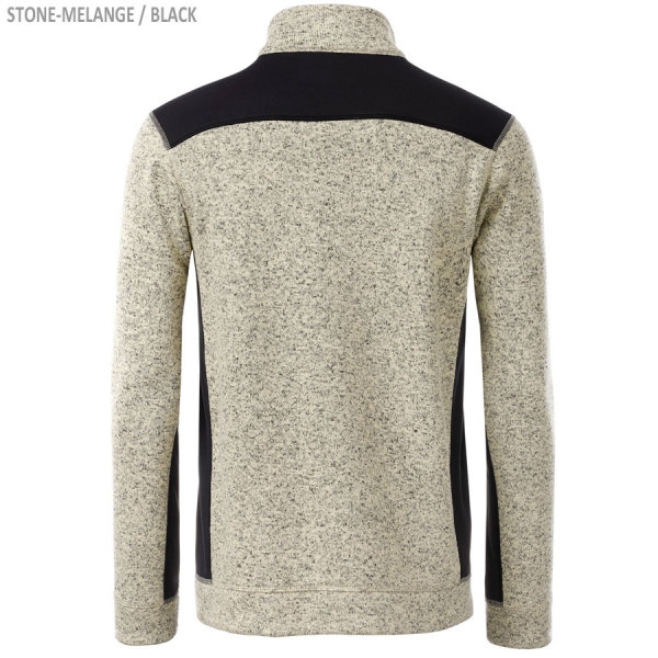 STRONG Workwear Herren Fleece-Strick Half-Zip