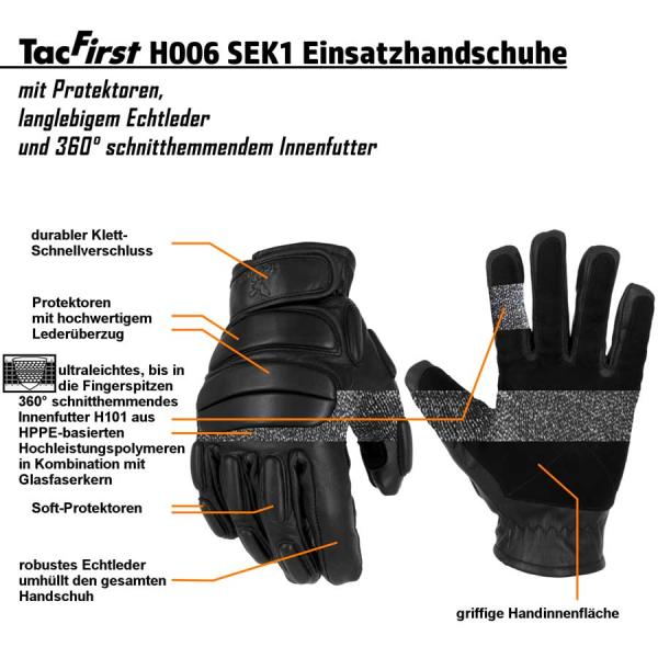 TacFirst® Einsatzhandschuhe H006