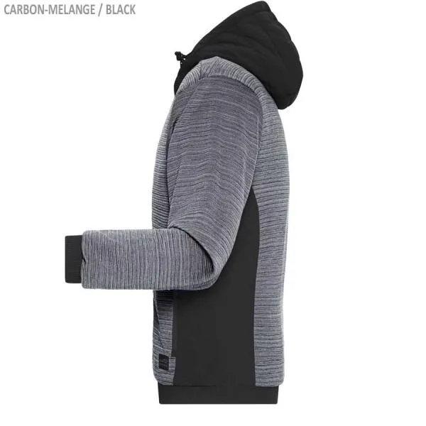 James & Nicholson Men's Padded Hybrid Jacket