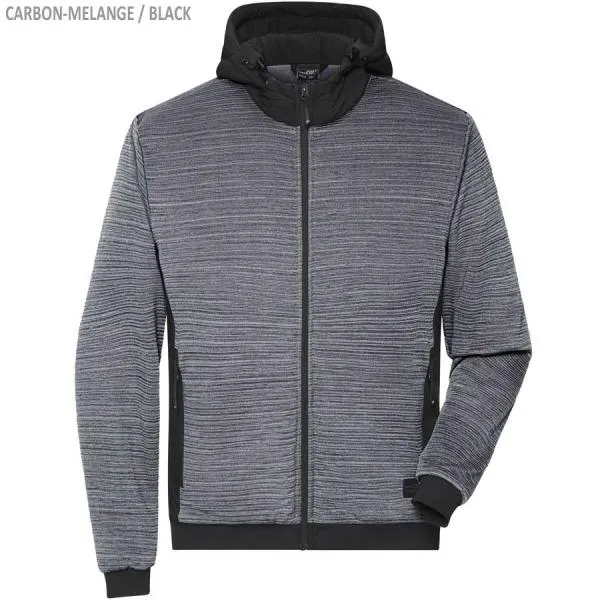 James & Nicholson Men's Padded Hybrid Jacket