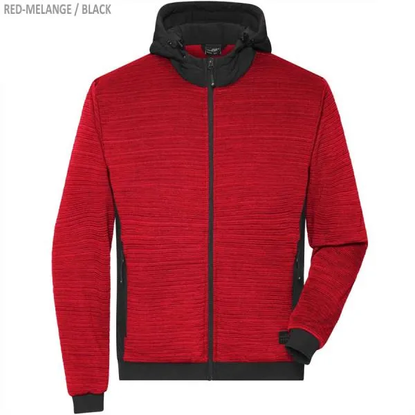 James & Nicholson Men's Padded Hybrid Jacket