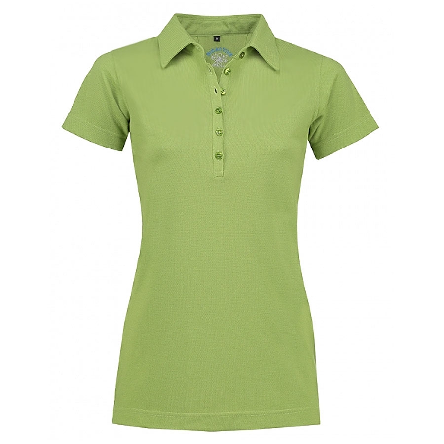 Bioaktives Damen-Poloshirt hellgrün