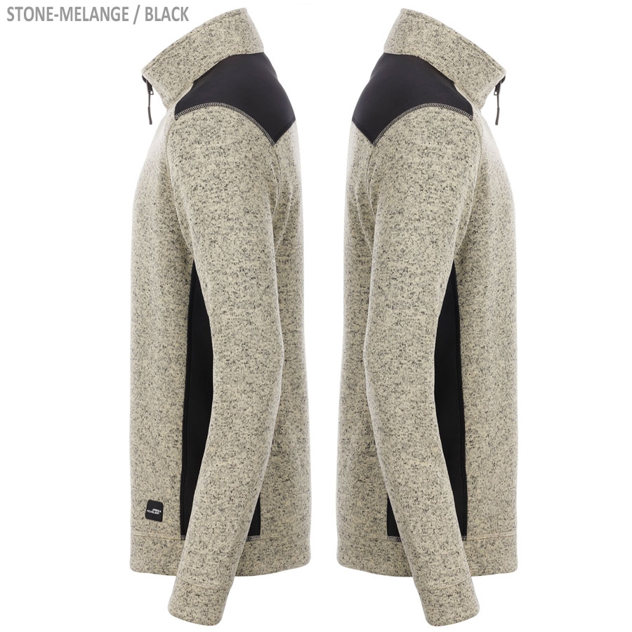 STRONG Workwear Herren Fleece-Strick Half-Zip