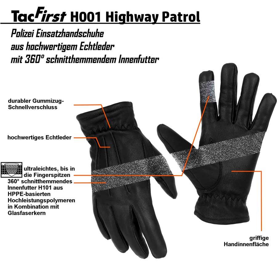 TacFirst® Einsatzhandschuhe H001