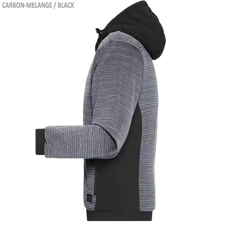 James & Nicholson Men's Padded Hybrid Jacket